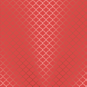 121 Mosaicos - Cartulina Rojo - Oro Rosa