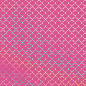 125 Mosaicos - Cartulina Fucsia - Holográfico