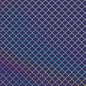 126 Mosaicos - Cartulina Azul - Holográfico