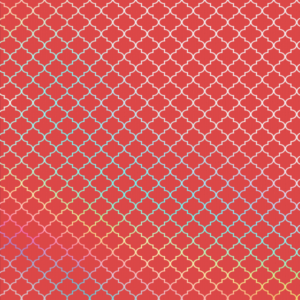 127 Mosaicos - Cartulina Rojo - Holográfico