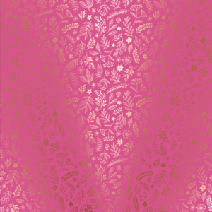 146 Ramitas - Cartulina Fucsia - Oro Rosa