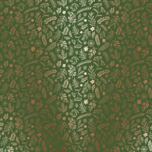 149 Ramitas - Cartulina Verde - Oro Rosa