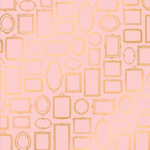 171 Marcos - Cartulina Rosa - Dorado