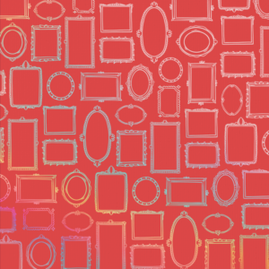 181 Marcos - Cartulina Rojo - Holográfico