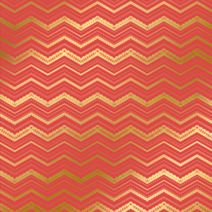 193 Zig zag - Cartulina Rojo - Dorado