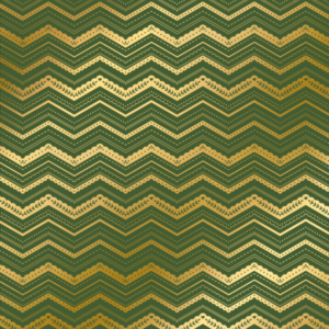 194 Zig zag - Cartulina Verde - Dorado