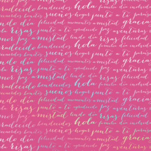 050 Letras - Cartulina Fucsia - Holográfico