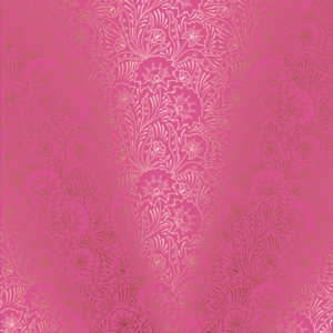 069 Floral - Cartulina Fucsia - Oro Rosa