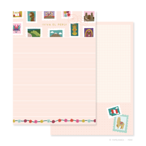 Taco A5 - Estampillas Perú