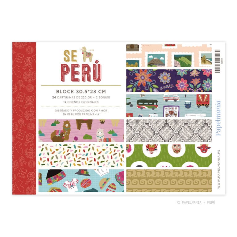 Se Llama Perú – Block 30.5×23 cm