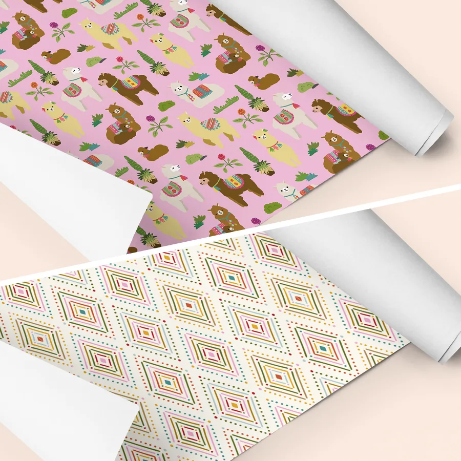Papel Cover - Perú Llamitas