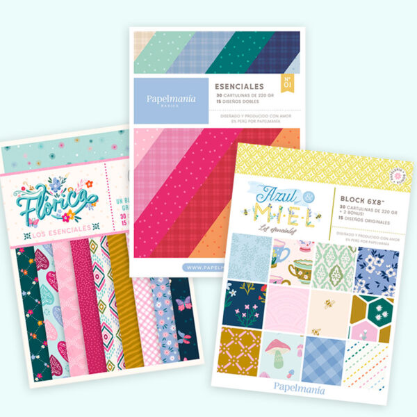 Pack Scrap: 3 blocks 6x8"