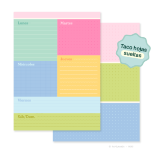Taco A5 - Color Planner