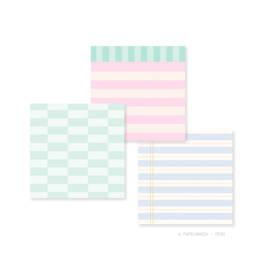 Tacos Mini Set x3 - Pastel