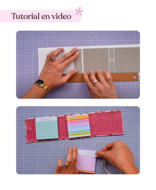 Libreta de 3 cuerpos - Kit de materiales - Imagen 2