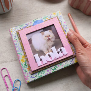 Libreta con Portaretratos - Kit de materiales