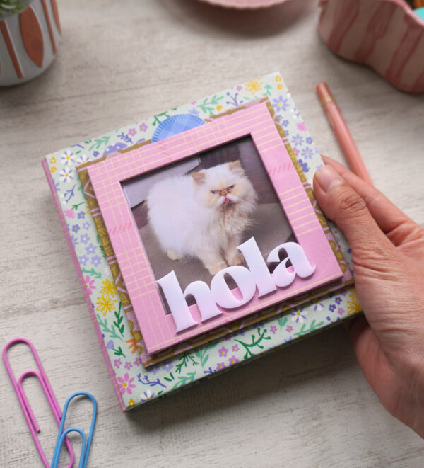 Libreta con Portaretratos - Kit de materiales