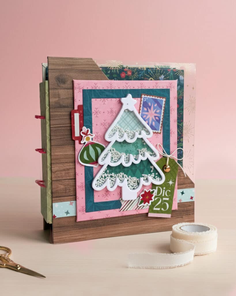 Álbum Scrapbook Navidad – Kit DIY