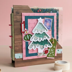 Álbum de fotos DIY - Scrapbook Navidad - Kit de Materiales