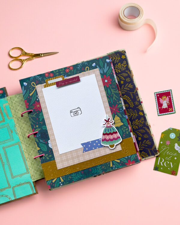 Álbum de fotos DIY - Scrapbook Navidad - Kit de Materiales - Imagen 2