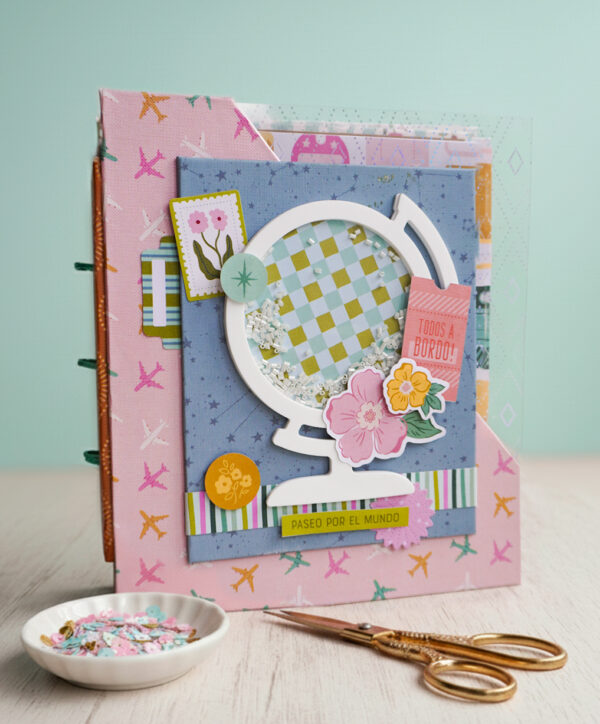Álbum de fotos DIY - Scrapbook Volare - Kit de Materiales