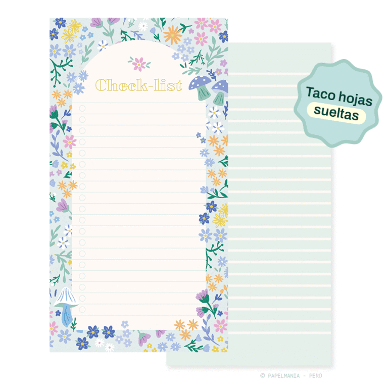 Taco Big - Check List Floral