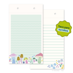 Taco Chiqui p/Tornillos - Honguitos