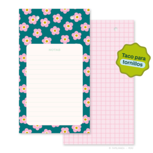 Taco Chiqui p/Tornillos - Flores Notas