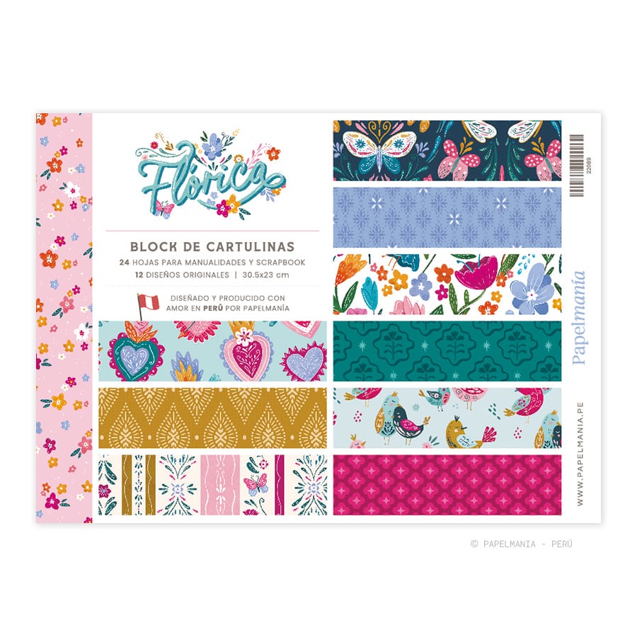 Flórica – Block 30.5×23 cm