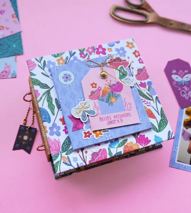 Mini Scrapbook Bellos Recuerdos – Kit DIY