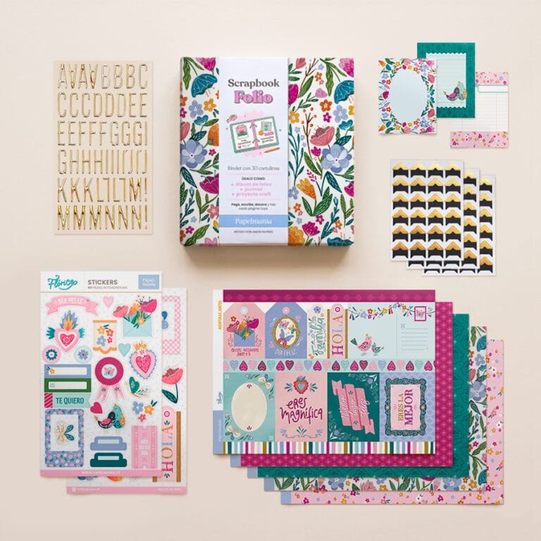 Kit de Inicio de Scrapbook | Todo Incluido para Crear tu Primer Álbum - Flórica