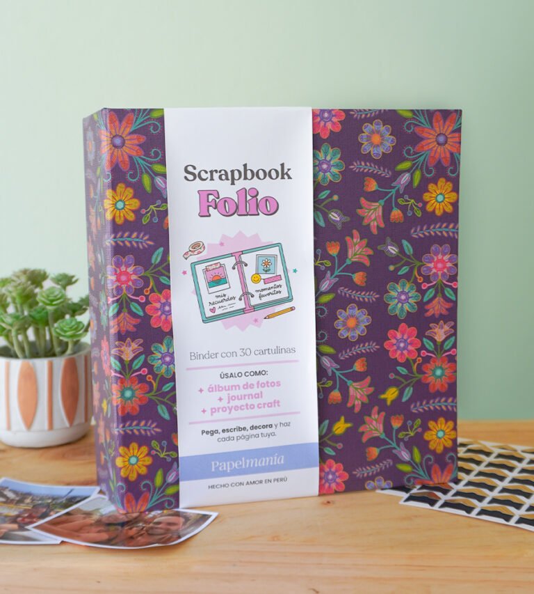 Scrapbook Folio - Bordado Andino