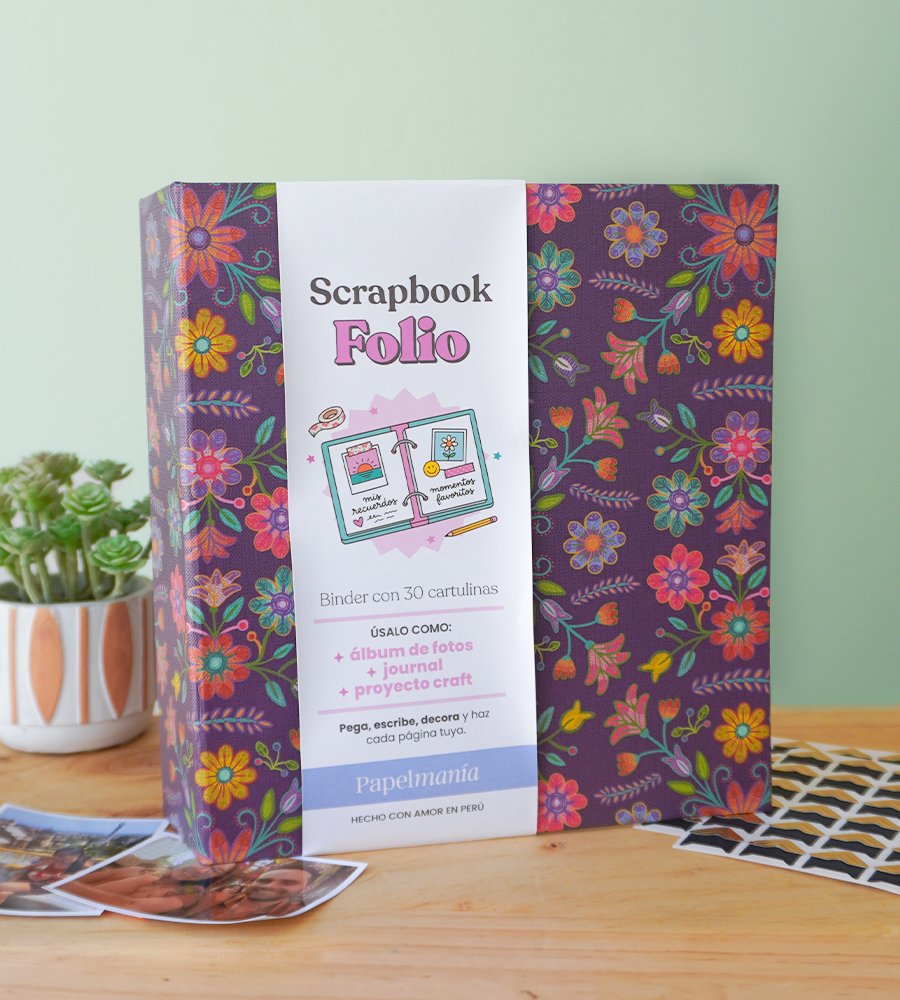 Scrapbook Folio - Bordado Andino