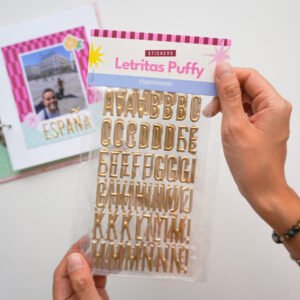 Stickers Puffy de Letritas